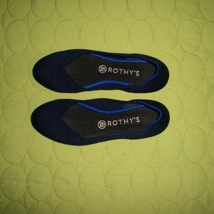 Rothy's Dark Blue Round Toe Flats